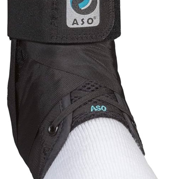 ASO Ankle Stabilizer, Black, Size Medium. No box but in plastic wrap. - Picture 4 of 8